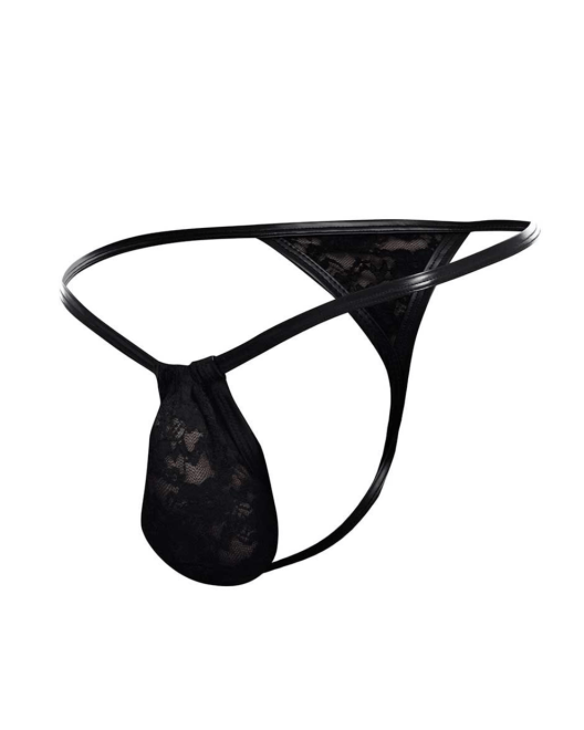 G_String_Homme_Dentelle_Simili_Cuir_Cut4Men