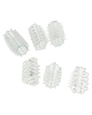 gaines-de-doigt-power-penis-sleeve-set-clear-toyjoy-transparent