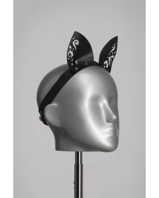 serre-tete-oreilles-de-chat-cuir-lilly-voyeurx