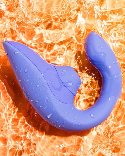 double-stimulateur-clitoris-point-g-womanizer-blend-bleu