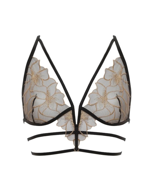 soutien-gorge-triangle-delicate-nimph-noir-or-prelude-jolidon