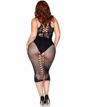 robe-longue-resille-noire-courbes-genereuses-leg-avenue