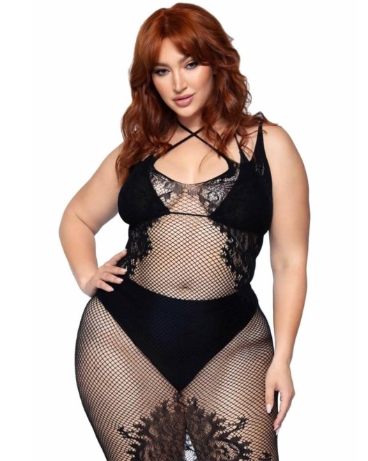 robe-longue-resille-noire-courbes-genereuses-leg-avenue