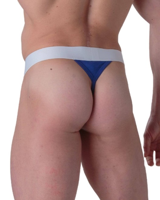 g-string sexy fun, WOH, bleu, zoom dos