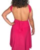 robe-courte-multiposition-rose-fuchsia