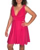 robe-courte-multiposition-rose-fuchsia