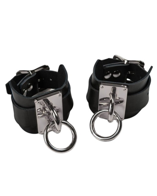 menottes-cuir-metal-eternity-voyeurx-argent