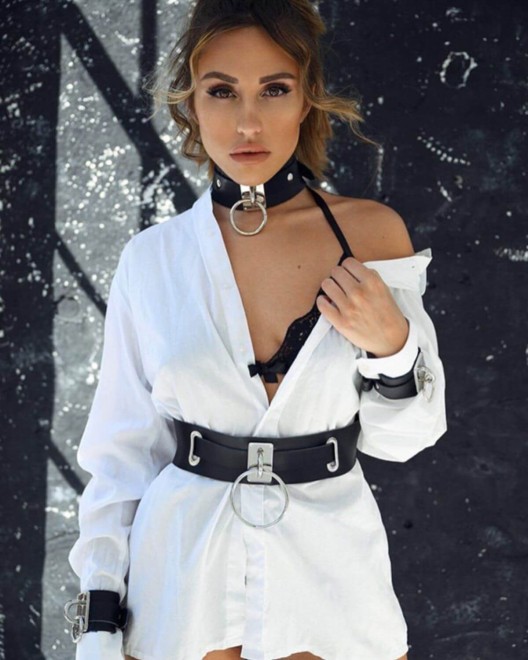 menottes-cuir-metal-eternity-voyeurx-argent