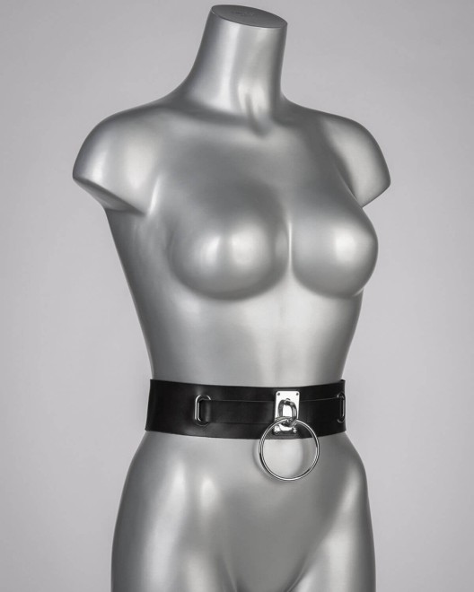 ceinture-cuir-bondage-eternity-sm-voyeurx-argent