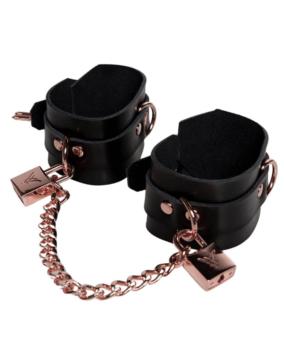 menottes-cuir-chaine-restriction-lock-voyeurx-rose-gold