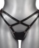 string en cuir Supreme, Voyeurx, rose gold, devant