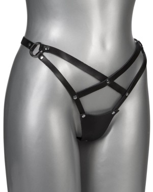 string-cuir-supreme-voyeurx-argent