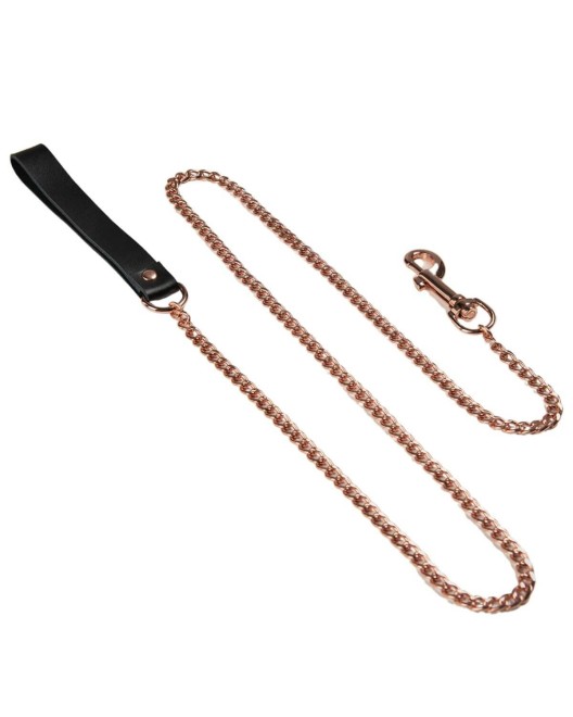 laisse-bondage-cuir-metal-lead-voyeurx-rose-gold
