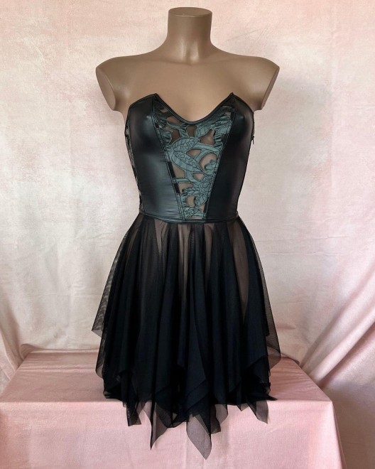 mini-robe-bustier-wetlook-outx-3