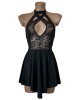 Mini Robe Patineuse Décolletée - OutX