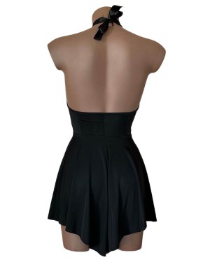 Mini Robe Patineuse Décolletée - OutX