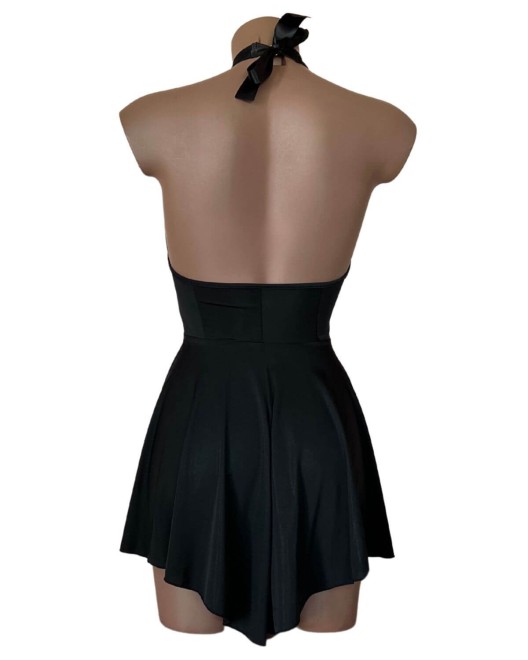 Mini Robe Patineuse Décolletée - OutX
