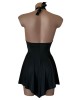 Mini Robe Patineuse Décolletée - OutX