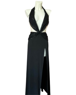 robe-longue-fendue-decolletee-outx-1