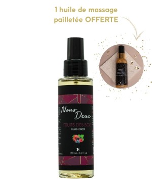 Huile de Massage Parfumée Fruits des Bois 100 ml - Nous Deux