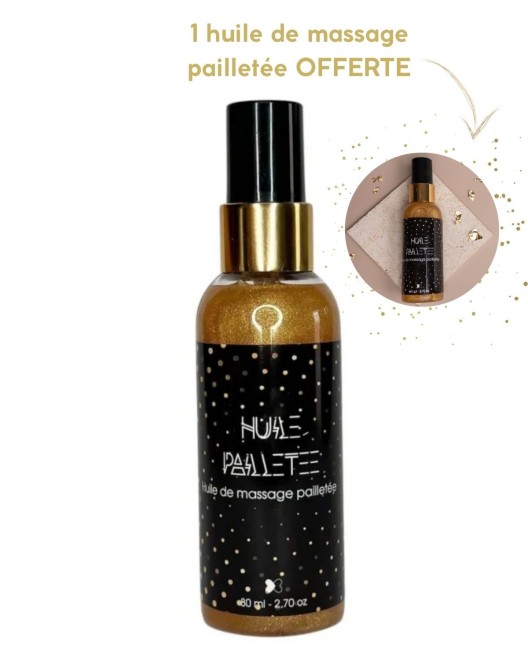 Huile de Massage Pailletée – Nous Deux