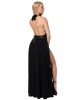 robe-longue-fendue-lycra-isabella-noir-maison-catanzaro-2