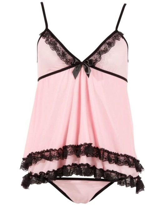ensemble-nuisette-string-trnasparents-rose-cottelli-collection-4