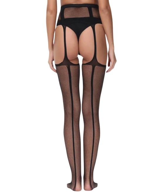 Collants Porte-Jarretelles en Résille – Collection Paradise Boutik