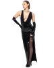 robe-longue-fendue-vinyle-lionne-maison-catanzaro-1