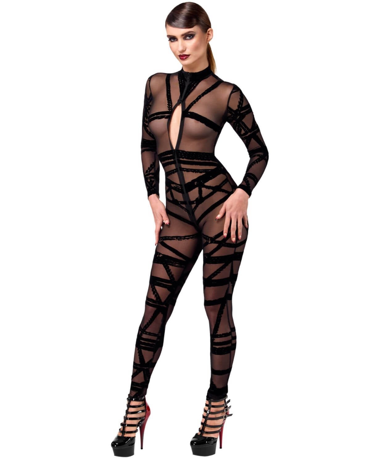 catsuit-transparent-bondesque-f357-noir-handmade-1