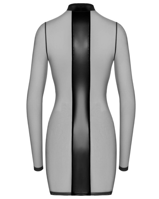 mini-robe-tulle-wetlook-crossfire-f369-noir-handmade-6