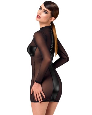 mini-robe-tulle-wetlook-crossfire-f369-noir-handmade-2