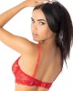 soutien gorge balconnet dentelle rouge eros veneziani dos
