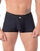 boxer push-up noir rayé, Eros Veneziani, zoom avant sur mannequin