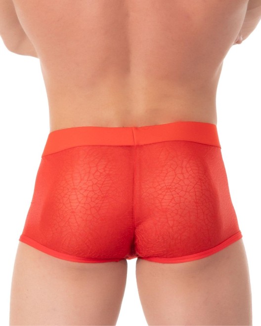 boxer homme push-up rouge, Eros Veneziani, zoom arrière