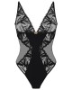 body string Sweet Euphoria, Aubade Lingerie, noir, devant, sur fond blanc