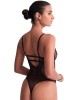 body string Sweet Euphoria, Aubade Lingerie, noir, vue de dos, sur fond blanc