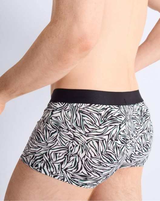 boxer trunk Wild Stripes, Aubade Lingerie, vue de côté