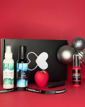 coffret érotique de Noël plaisir clitoridien, Étoile des Sens, Paradise Boutik, contenu