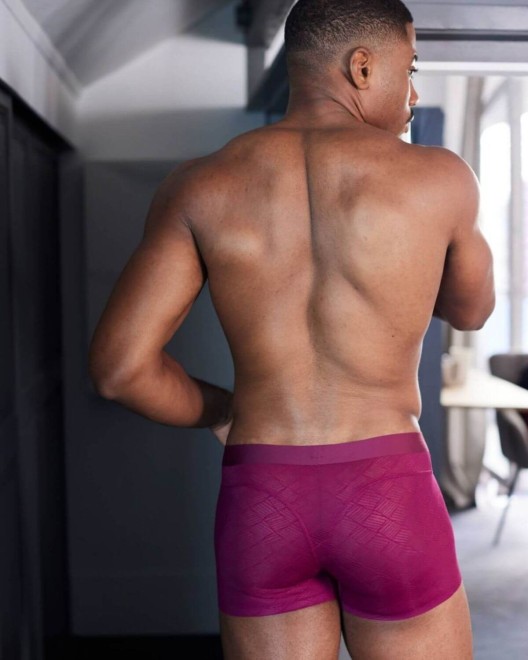 boxer homme Caliente Esteban, bordeaux, Valege Lingerie, mannequin de dos