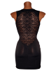 robe noire moulante, OutX, sur mannequin de dos