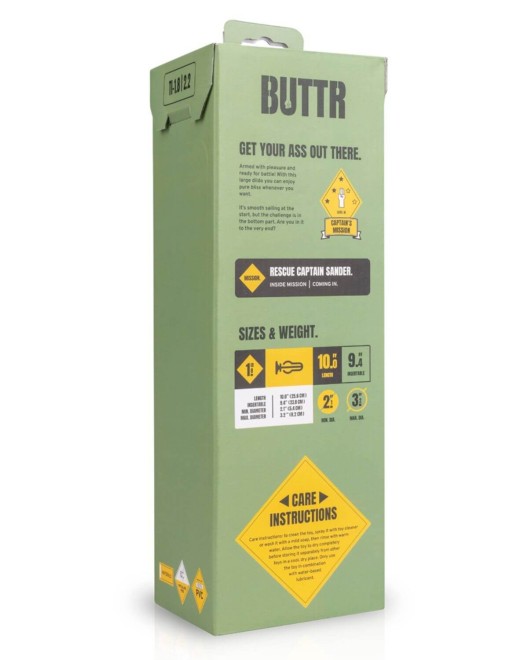 plug anal ventousé XXL, Dildo tactical I, Buttr, arrière boîte