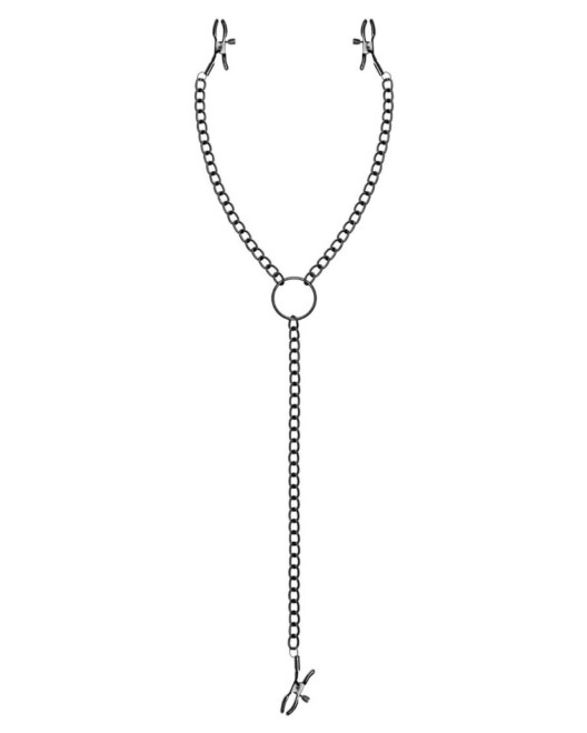 pinces à tétons et clitoris, Bedroom Fantasies, devant sur fond blanc