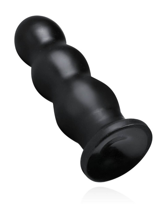 plug anal ventousé XXL, Dildo Tactical III, Buttr, noir, dessous