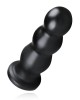 plug anal ventousé XXL, Dildo Tactical III, Buttr, noir, profil