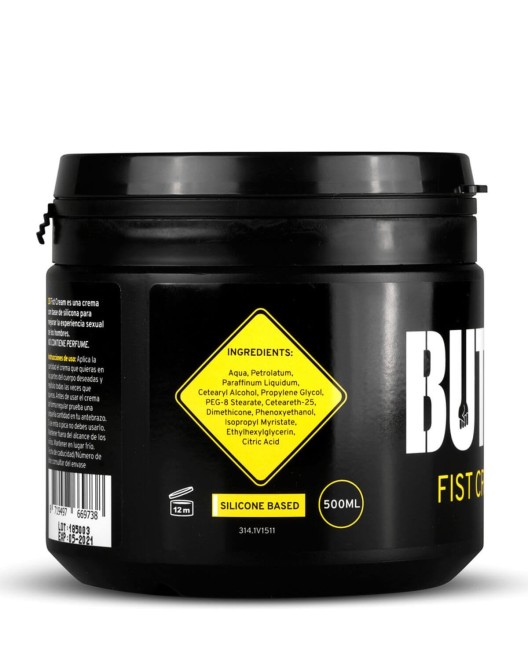 crème lubrifiant anal fist cream, Buttr, 500ml, pot de côté