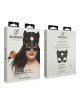 masque chat en cuir Kinky Kitty, noir, Bedroom Fantasies, boîte