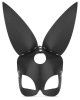 masque lapin sexy en cuir, noir, Bold Bunny, Bedroom Fantasies, face