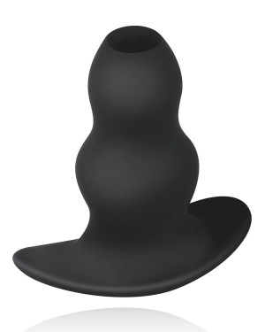 plug anal creux XXL, noir, Buttr, profil