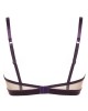 soutien-gorge à armatures Venus, violet, Prelude Jolidon, dos sur fond blanc
